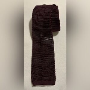 CREMIEUX Knit Burgundy Tie